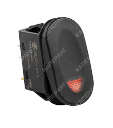 Переключатель двухпозиционный ON-OFF 12 В/21А 3Р с подсветкой (10111-01)